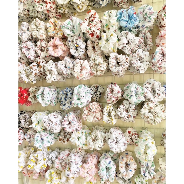 Cột Tóc Vải Scrunchies - Dây Buộc Tóc Scrunchies