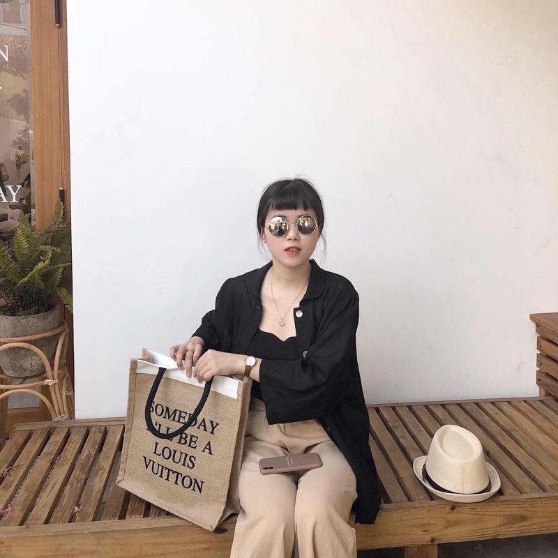 Túi cói du lịch Someday