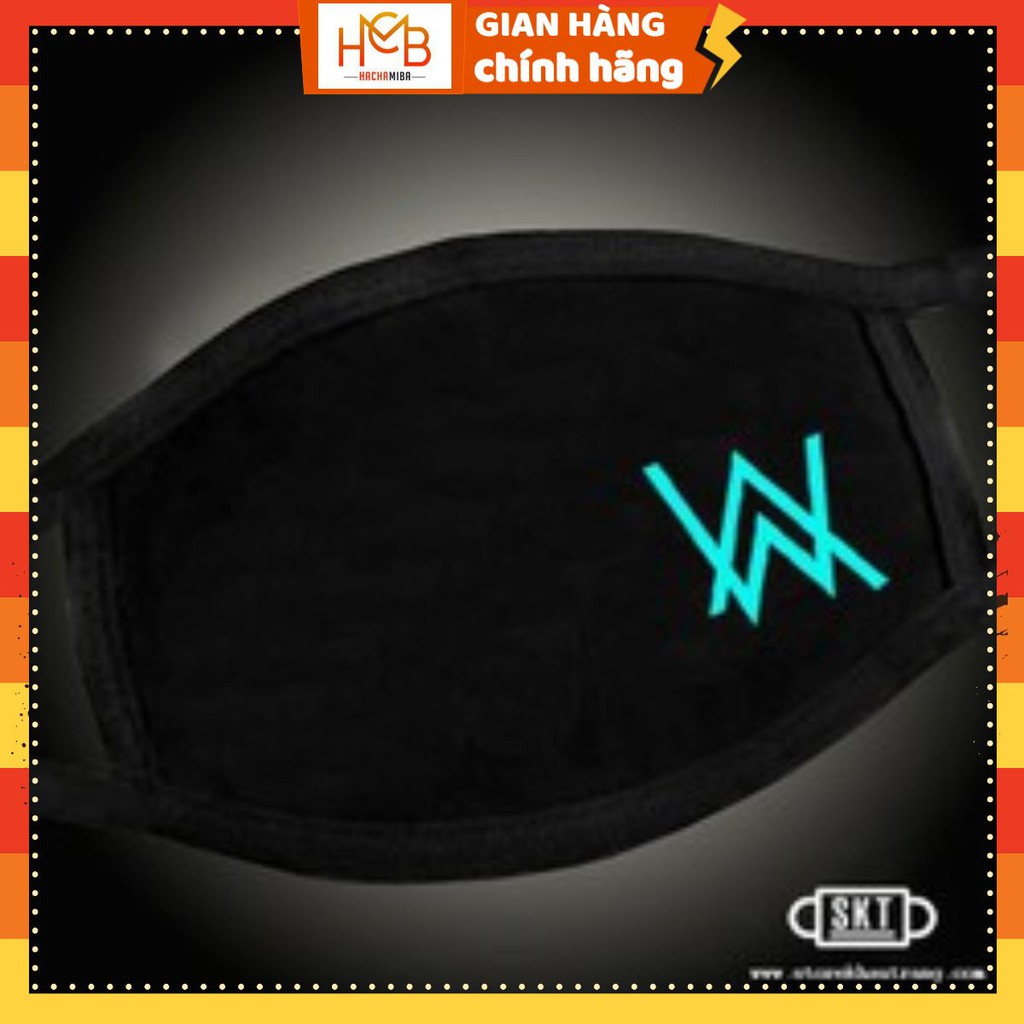 Khẩu Trang Alan Walker Có Dạ Quang | Khẩu Trang Độc Sáng Trong Đêm