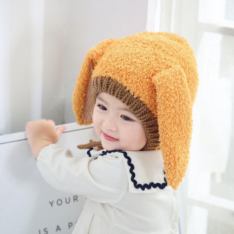 Chiếc mũ trùm đầu tai thỏ xinh xắn cho bé yêu