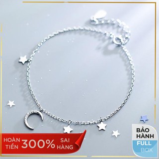 🌟SALE SỐC🌟 Trang sức bạc 925 lắc tay trăng sao bạc 925 Daisy LT5 Full box bảo hành trang sức bạc 12 tháng