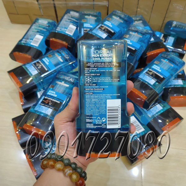 Sữa tắm , gội Loreal Cool Power - Pháp