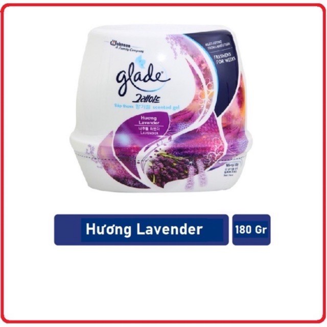 Sáp để thơm phòng glade hương lavender 180g