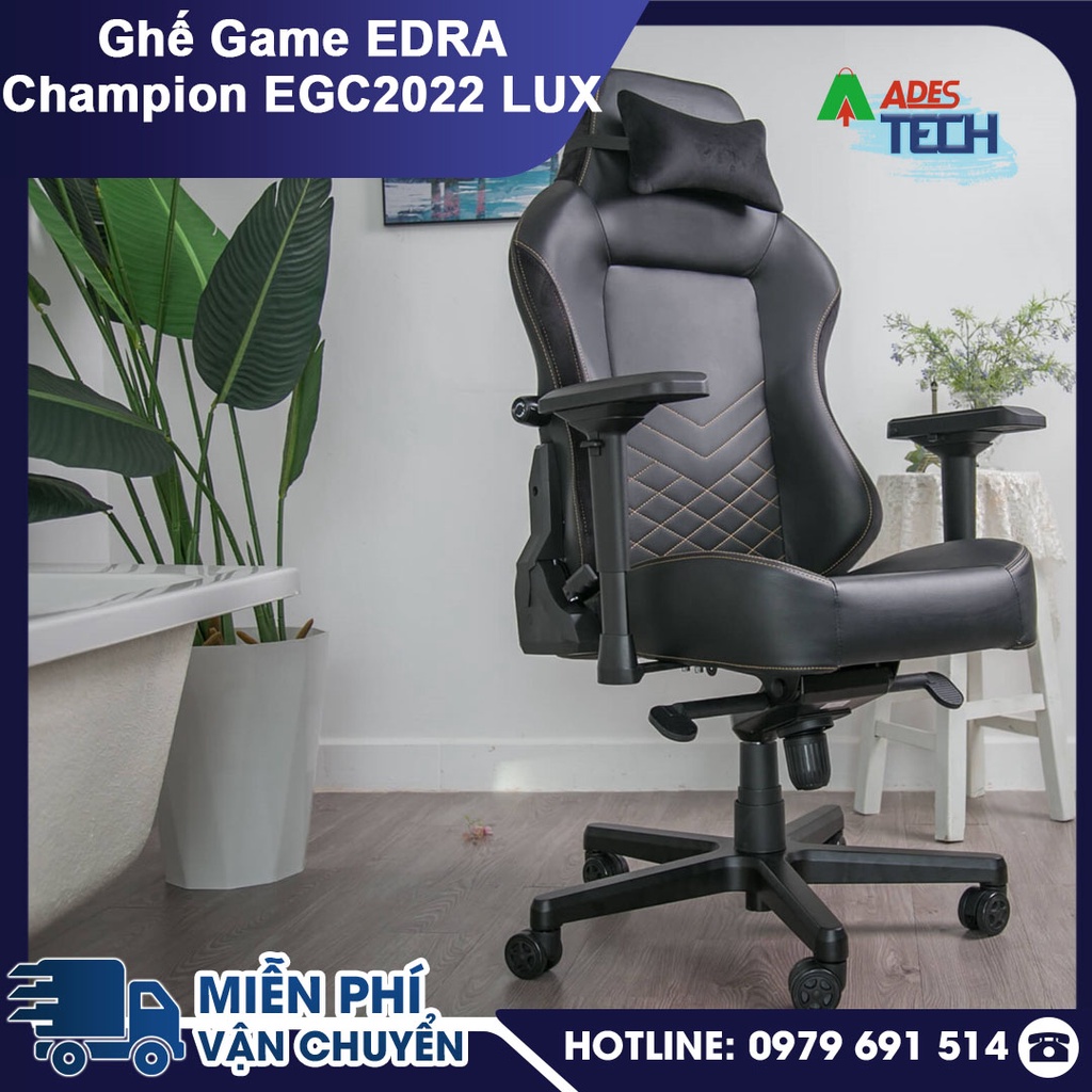 Ghế Gaming EDRA Champion EGC2022 LUX | Ghế Chơi Game Thiết Kế Độc Đáo Thoải Mái | Đồng Hành Cùng Mọi Game Thủ