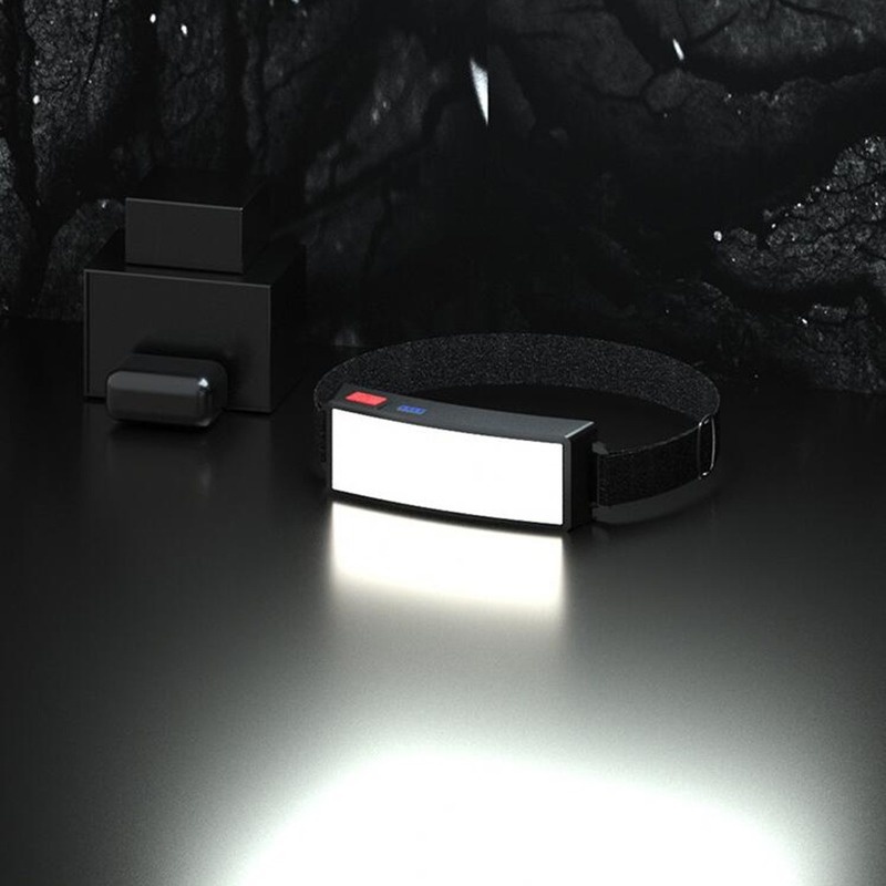 Đèn LED COB Đeo Đầu Mềm Mại Kèm Pin Có Thể Sạc Lại Tiện Dụng