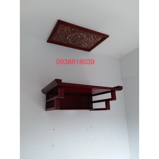 Bàn thờ treo tường ngang 68 bao gồm ám khói