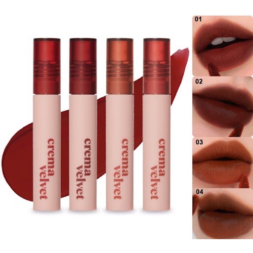 [HOT NEW 2021] Son Kem Lì, Mịn Mượt Như Nhung Etude Crema Velvet Tint | WebRaoVat - webraovat.net.vn