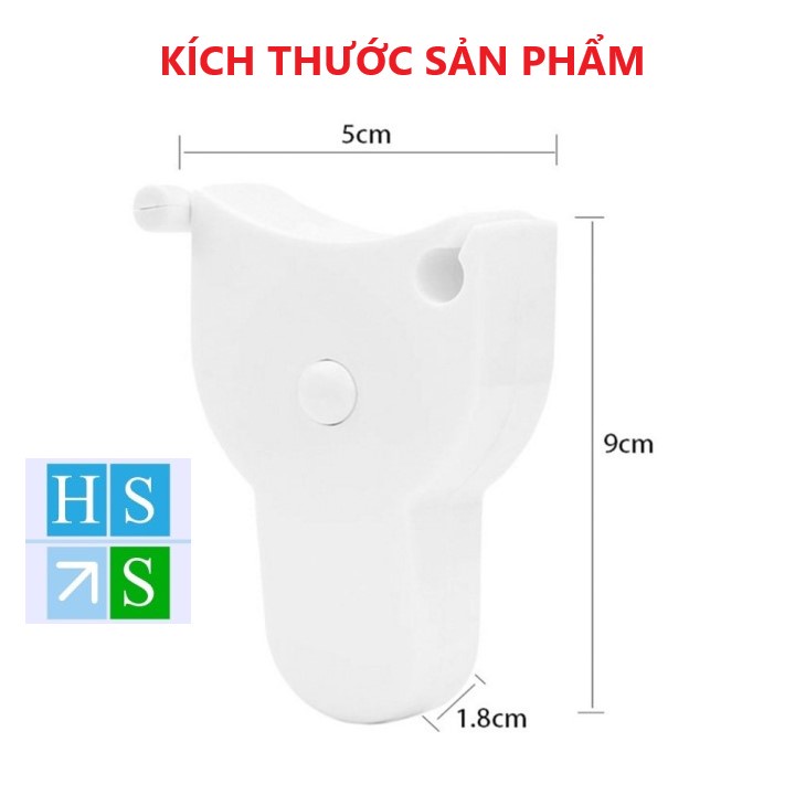 Thước dây đo cơ thể vòng eo 150cm bấm nút tự thu dây tiện dụng mang theo tập gym thể thao - HS Shop Thủ Đức