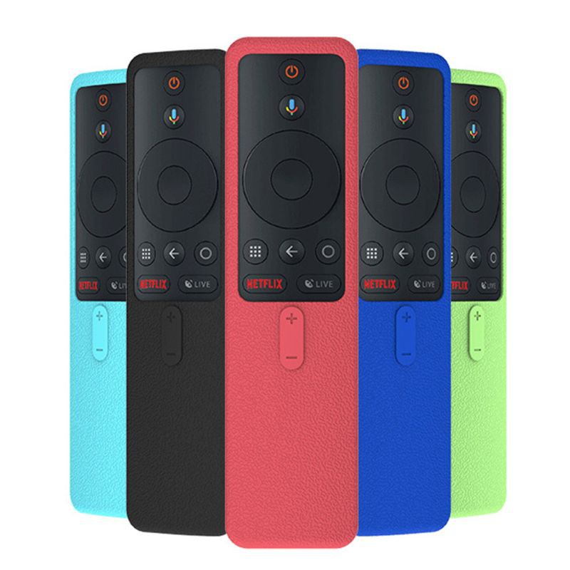 Vỏ Bọc Silicon Mềm Chống Trượt Chống Sốc Cho Điều Khiển Từ Xa Xiaomi Mi Box S Lidu1