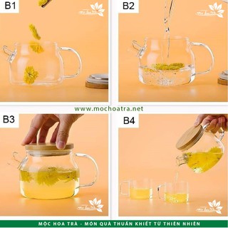 BÌNH THỦY TINH 1000-1400ml - NẮP GỖ