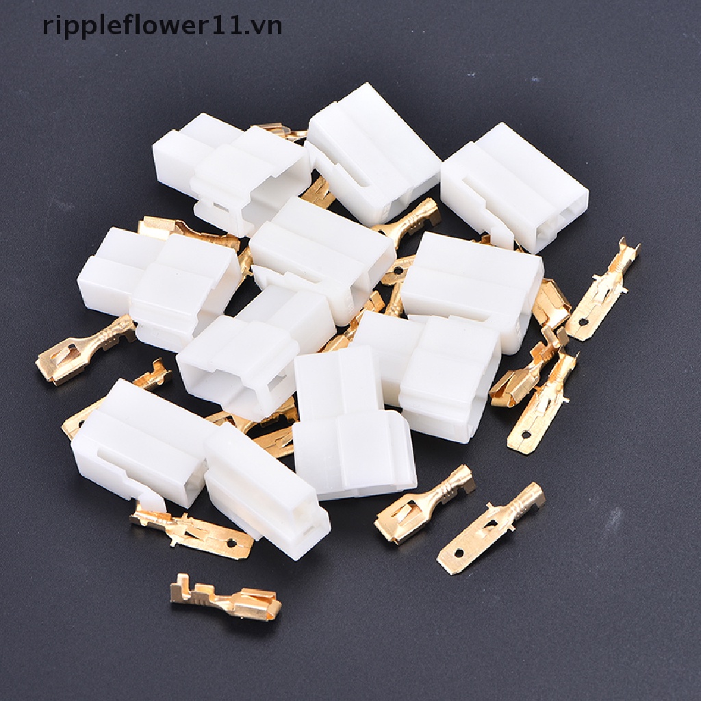 Đầu Nối Dây Điện 6.3mm 2pin male female Chất Lượng Cao