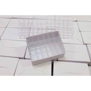 10 KHAY ĐỰNG SON 24 Ô TRONG SUỐT