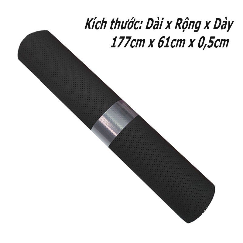 Thảm Tập Yoga Gym 5mm, Thảm Tập Thể Dục Thể Thao Thoáng Khí Siêu Bền Chống Trơn Trượt Cực Nhẹ TM04