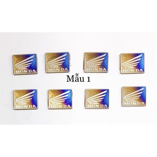 Tem - Logo chữ nổi Titan