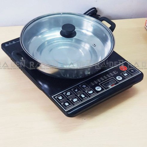 Bếp điện từ 1100W Bigsun BI-1 tặng kèm nồi lẩu đa năng