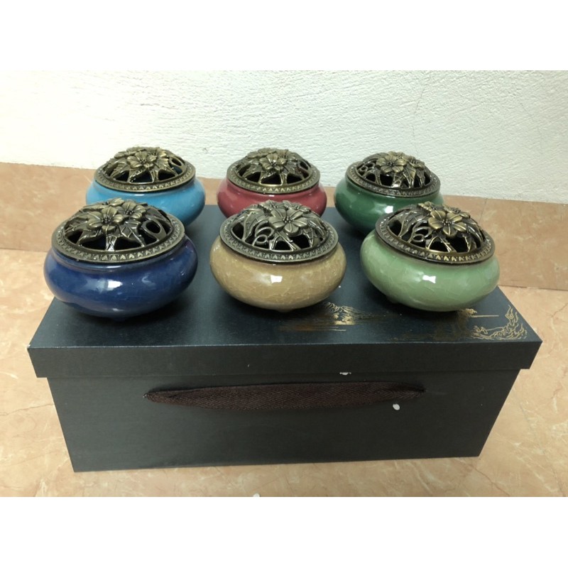 Lư sứ đốt trầm xông nhà siêu đẹp