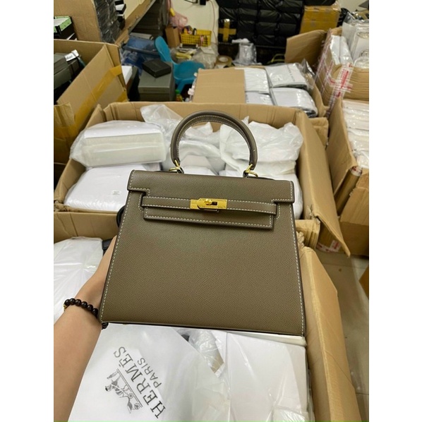 Túi H.M Kelly size 25 tag vàng fom căng đét