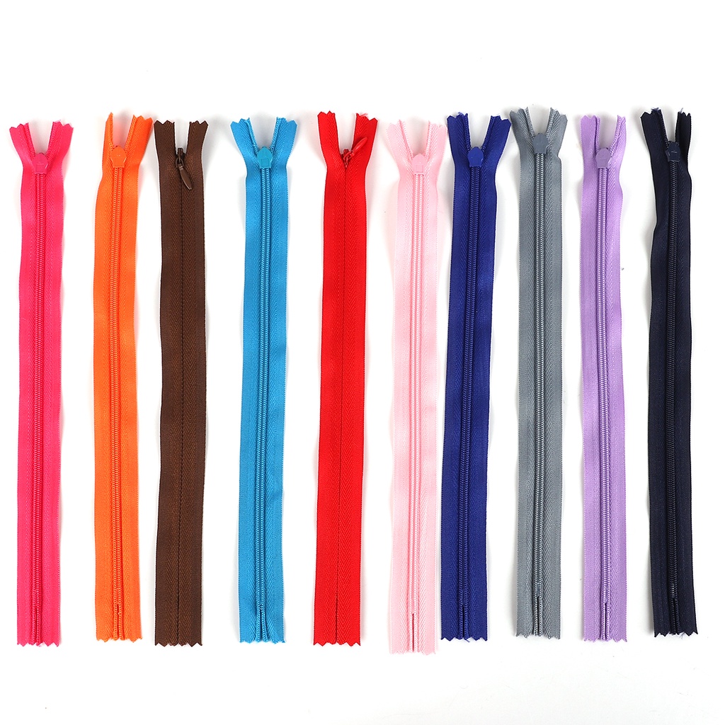 Set 10 Dây Khóa Kéo Tiện Lợi Cho Thợ May