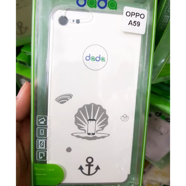 Ốp lưng Oppo A59 F1s dẻo hộp trong suốt chống vàng ố cao cấp