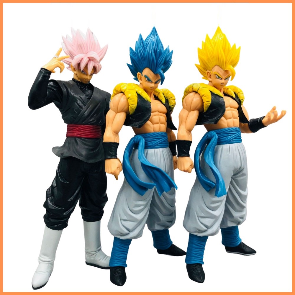 [MHĐ] Mô Hình Dragonball Son Goku Black Gogeta Tóc Xanh Cao 32cm