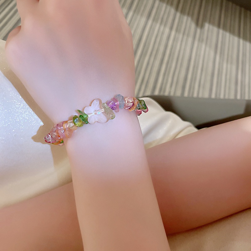 Vòng Tay Chuỗi Hạt Đá Tự Nhiên Nhiều Màu Sắc