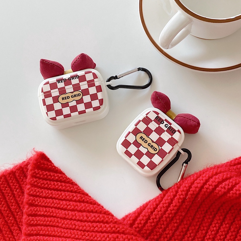 Vỏ bảo vệ hộp sạc tai nghe bluetooth không dây thích hợp cho Apple Airpods 3 2021 1/2