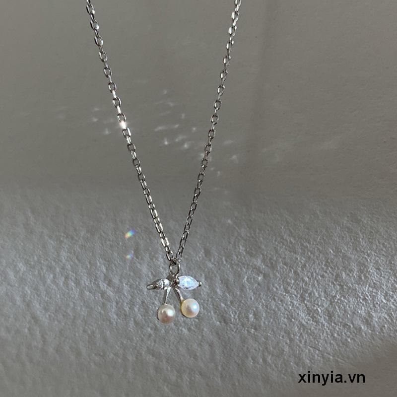 Vòng cổ Ngọc Trai Không Phai Màu Nhẹ Nhàng Đơn Giản Sang Trọng Niche