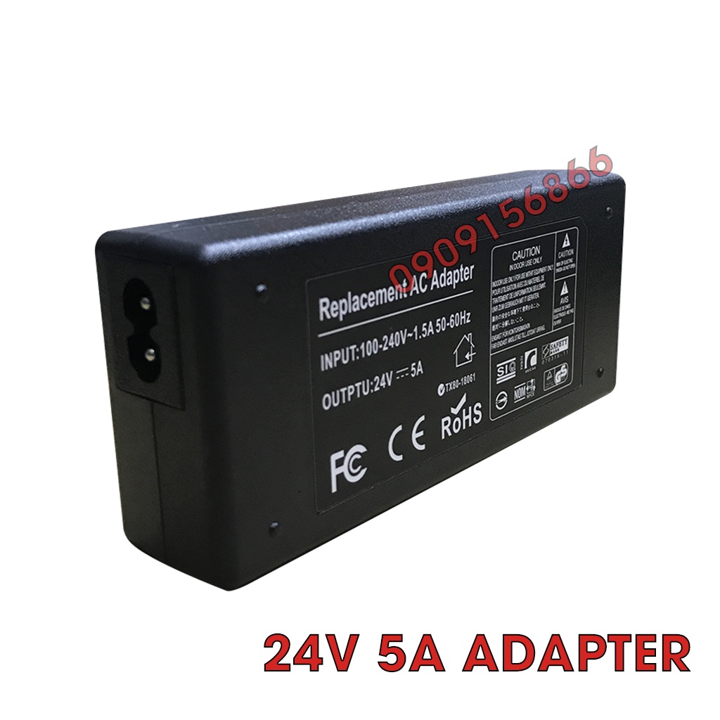 Nguồn adapter 24V - 5A