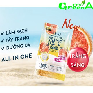 Mặt nạ sủi bọt trắng sáng men bia chiết xuất bưởi chùm Sexy Look Đài Loan Bubble Mask 23ml