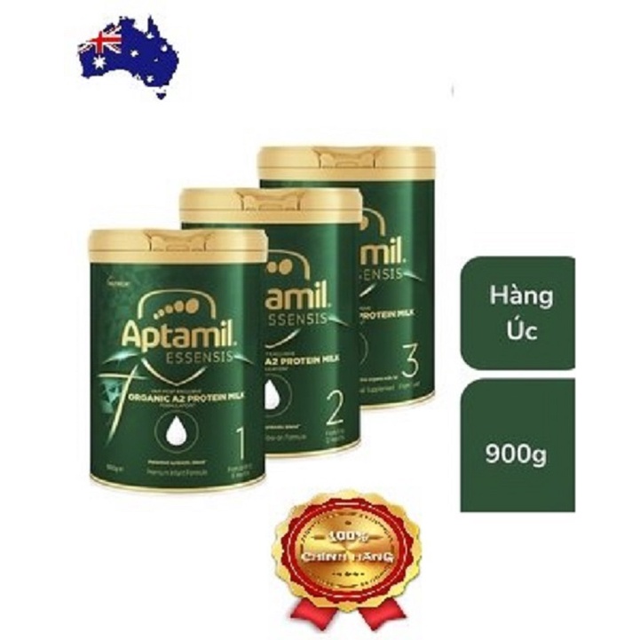Sữa Aptamil Essensis Úc Số 1-2-3 hộp 900g