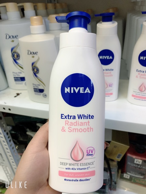 Sữa dưỡng thể dưỡng da trắng mịn Nivea  mầu hồng