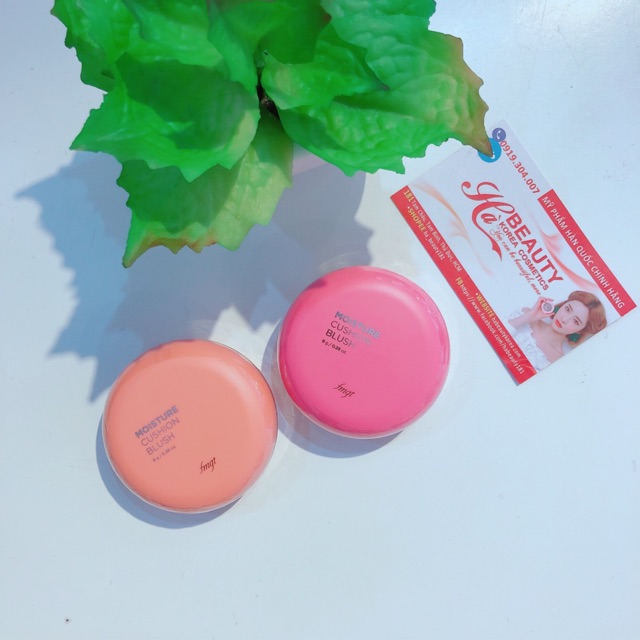 Má hồng dạng nước trang điểm dưỡng da siêu mịn nâng tông sáng tự nhiên Hàn Quốc The Face Shop Moisture Cushion Blush 8g | BigBuy360 - bigbuy360.vn