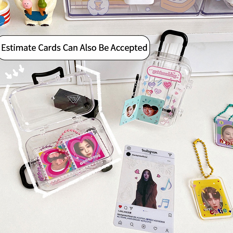 Hộp Đựng Trang Sức/Trang Sức Mini Đa Năng Kiểu Xe Kéo Dễ Thương Để Bàn Trang Trí