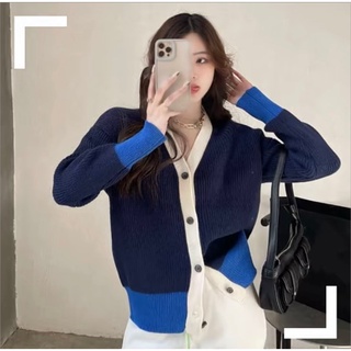 Áo Len Cardigan  Basic Cổ Chữ V