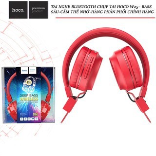 Tai nghe bluetooth chụp tai Hoco W25 cắm thẻ nhớ | BigBuy360 - bigbuy360.vn