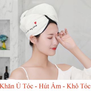 Khăn quấn khô tóc nhanh