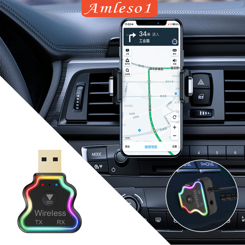 Bộ Thu Phát Bluetooth 5.0 Amleso1 M10 Cho Xe Hơi | BigBuy360 - bigbuy360.vn