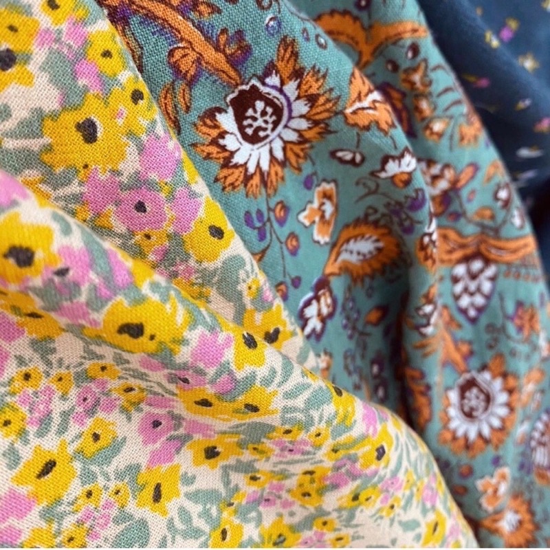 VÁY/ ĐẦM MINI 2 DÂY HOA NHÍ DÁNG NGẮN - MINI FLORAL DRESS