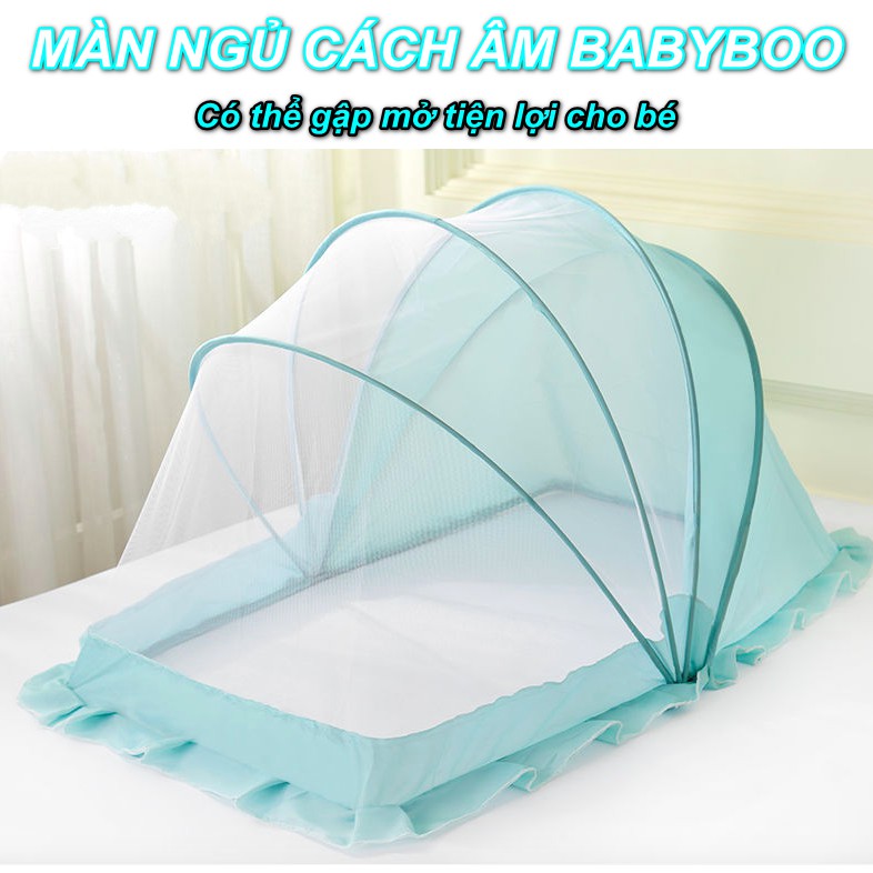 MÀN NGỦ CÁCH ÂM BABYBOO Size L (128 x 60 x 65cm) (Xanh) - Home and Garden