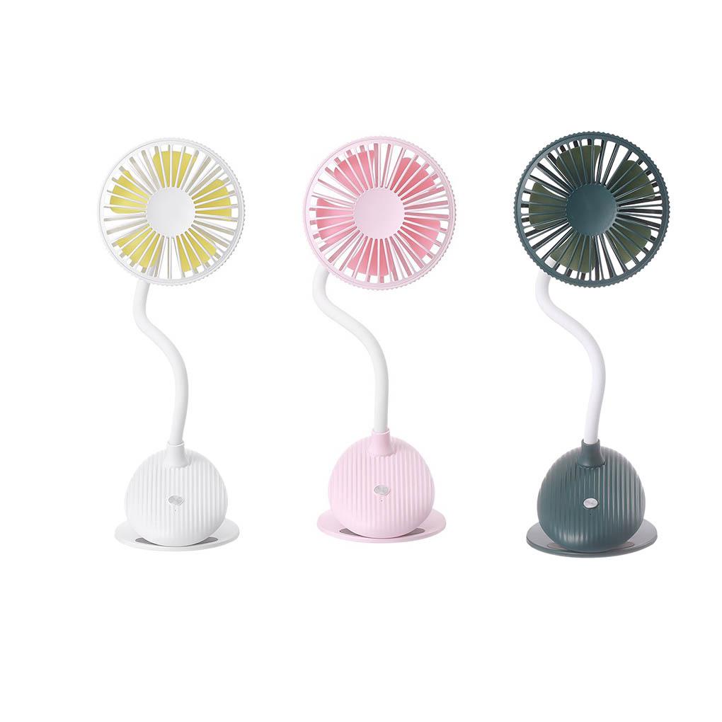 Quạt Mini 3 Tốc Độ Dạng Kẹp Để Bàn Có Thể Điều Chỉnh Cho Hoạt Động Ngoài Trời