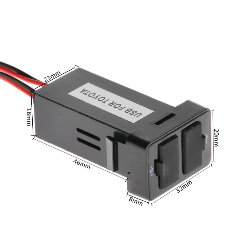 Tẩu Sạc 2 Cổng USB 12V 4 2A Cho Xe Hơi