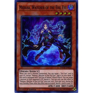 Thẻ bài Yugioh - TCG - Medusa, Watcher of the Evil Eye / INCH-EN028'