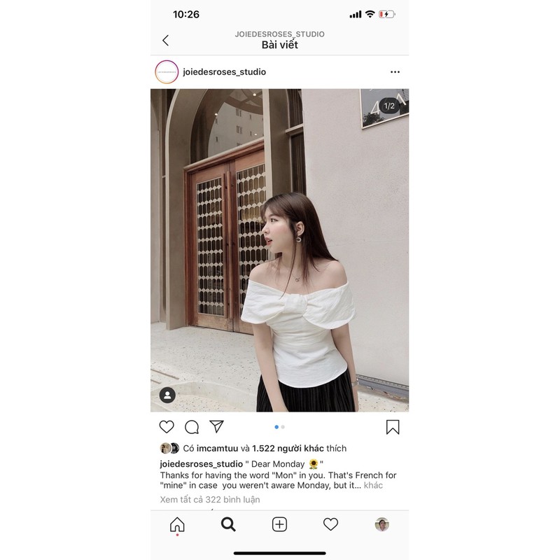 áo joie xinh lung linh luôn ạ