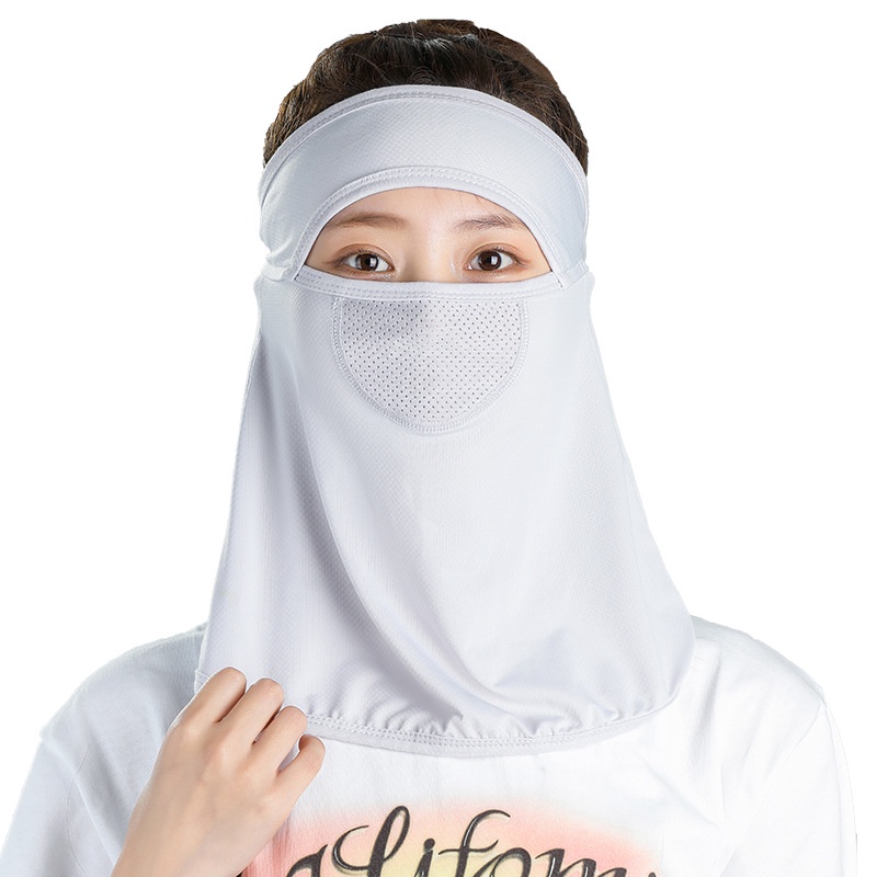 Khẩu Trang Chống Nắng Chống Tia Cực Tím Bảo Vệ Toàn Diện Khuôn Mặt Và Cổ