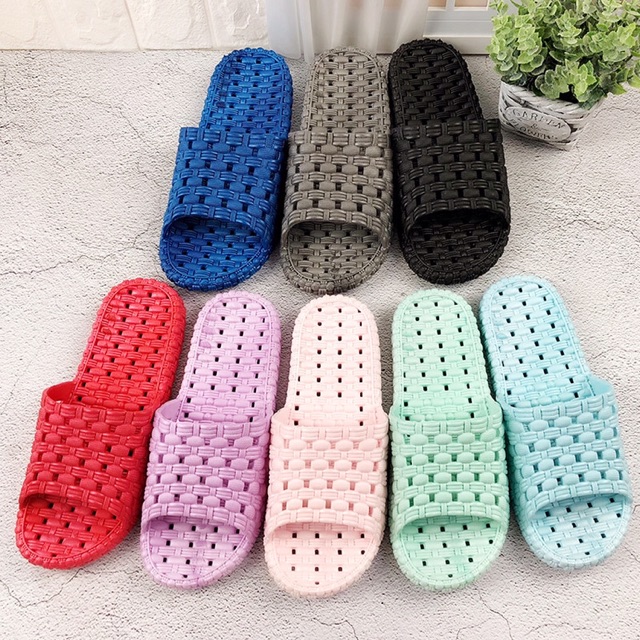 Dép Nữ Nhà Tắm, Văn Phòng, Dép Đi Trong Nhà Nhựa Dẻo Nguyên Khối Siêu Bền Nhiều Màu Size 36-40 - Hàng Việt Nam