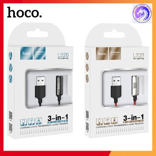 Cáp chuyển đổi âm thanh kỹ thuật số hoco LS28 để sạc và truyền dữ liệu và âm thanh