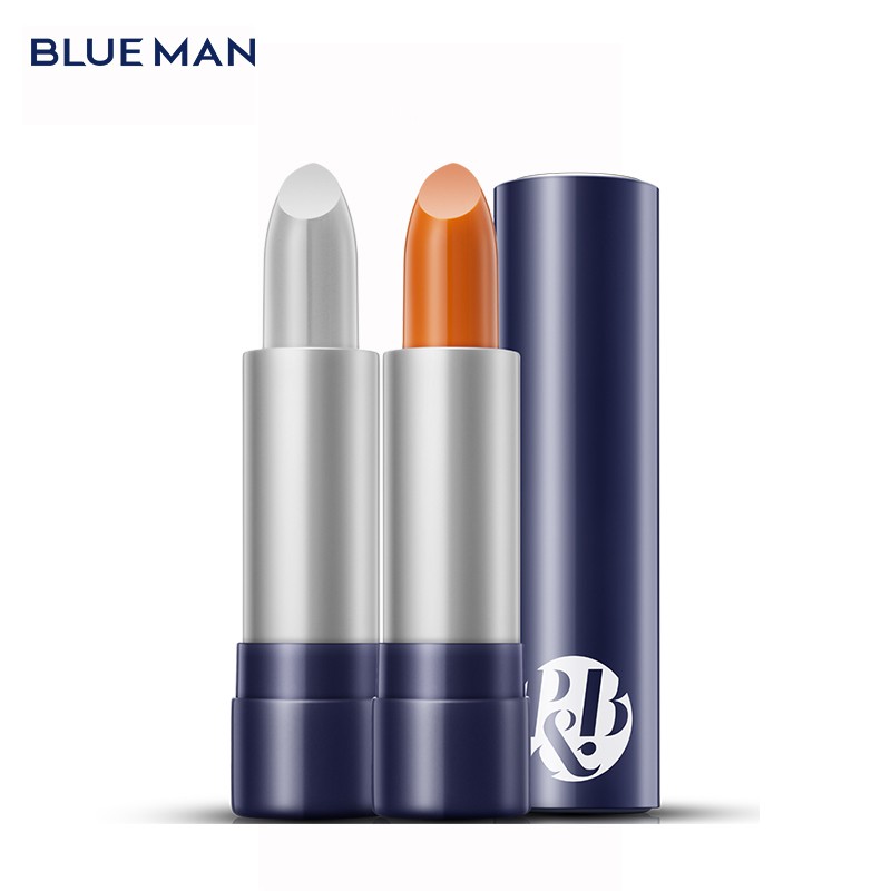 Son Môi BLUEMAN Dưỡng Ẩm Không Để Lại Dấu Vết Thay Đổi Màu Sắc 3.8g/ 3.2g Cho Nam | BigBuy360 - bigbuy360.vn