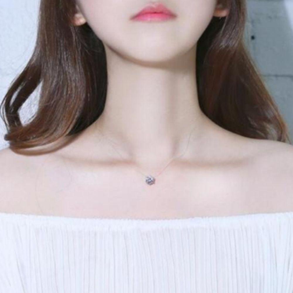 USNOW Vòng Cổ Trong Suốt Lấp Lánh Thời Trang