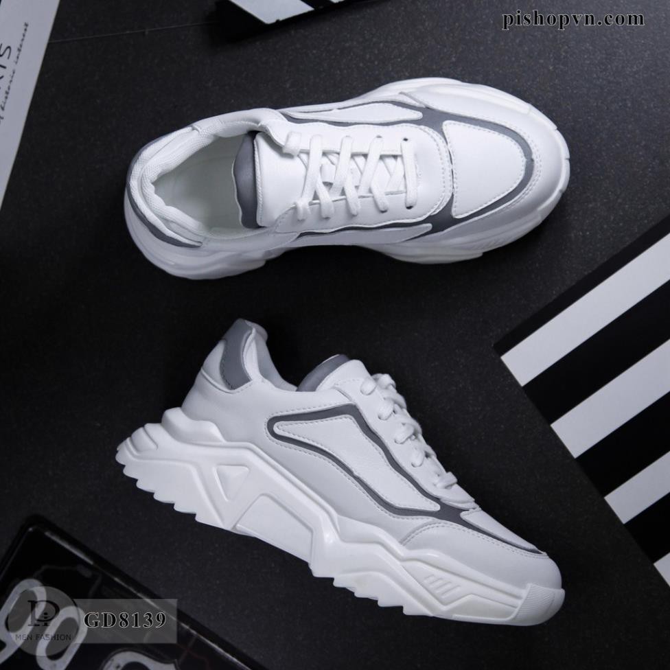 [Giày Da Nam] Giày Sneaker Nam Có Viền Phản Quang Cực Chất GD8139 shopthoitrang | BigBuy360 - bigbuy360.vn