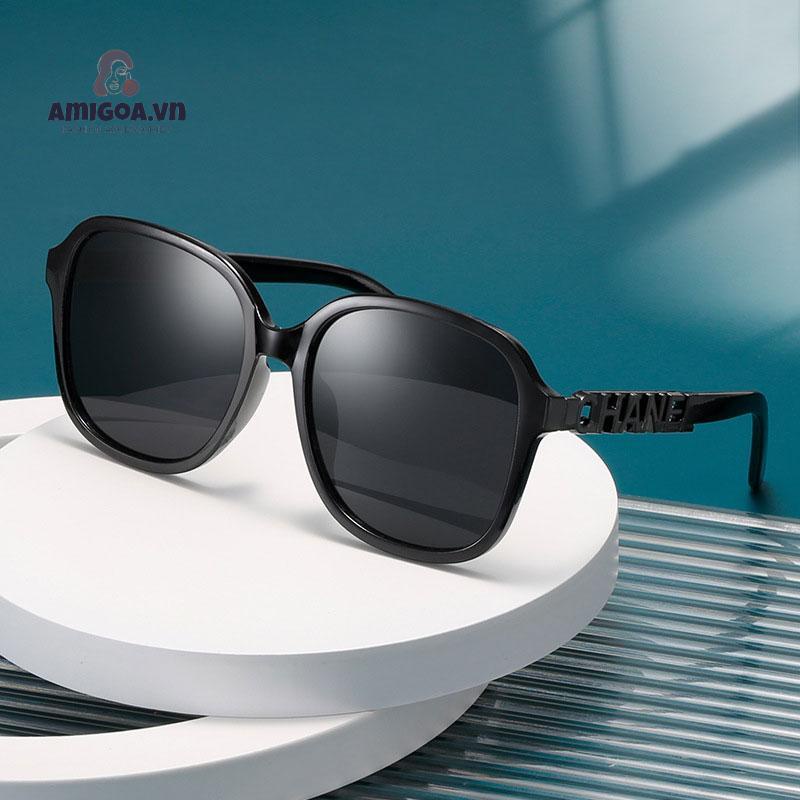 Kính Mát Gọng Vuông Lớn Phong Cách Retro Cá Tính